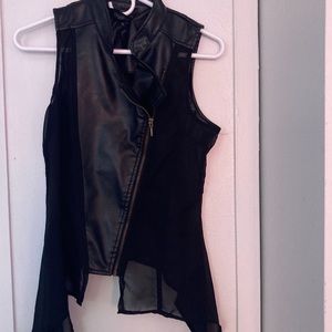 Faux vest